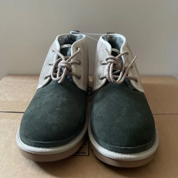 UGG Neumel II Men\'s Suede Chukka Boots 2 Tone Forest Night Green Size 9 Men main image 4